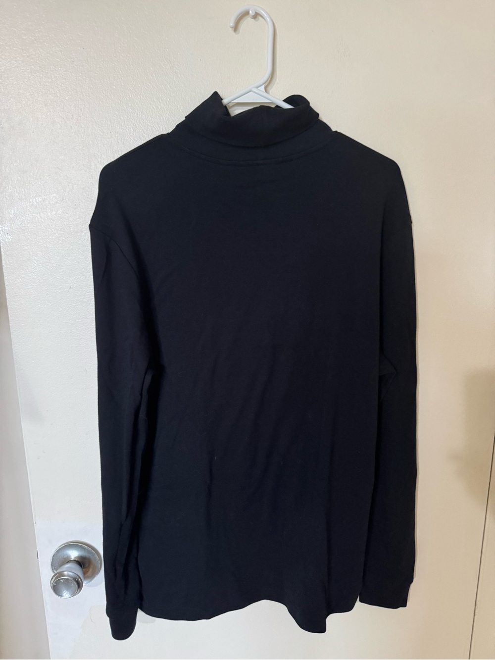 John Ashford Men's Black Turtleneck Sweater